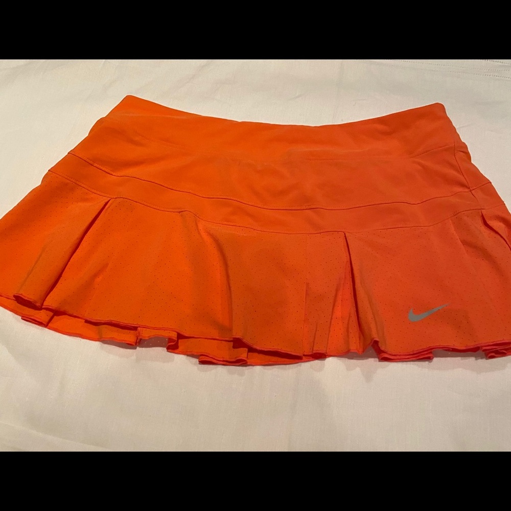 Nike Orange Mini Skirt